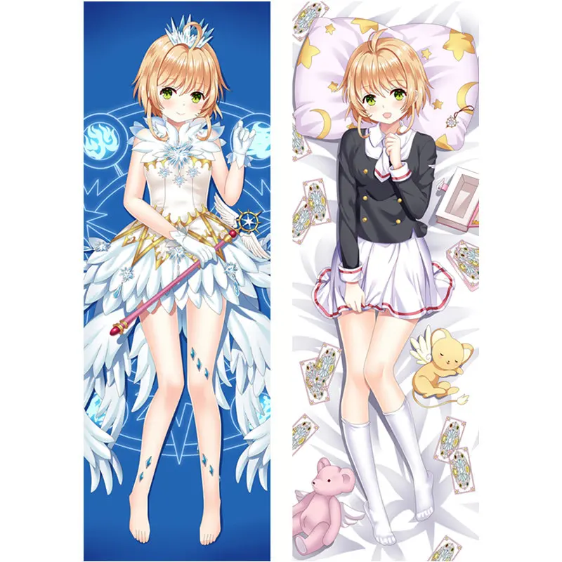 Аниме Card Captor Sakuraes Наволочки Dakimakura Чехол CCS сексуальные девушки 3D двухсторонняя