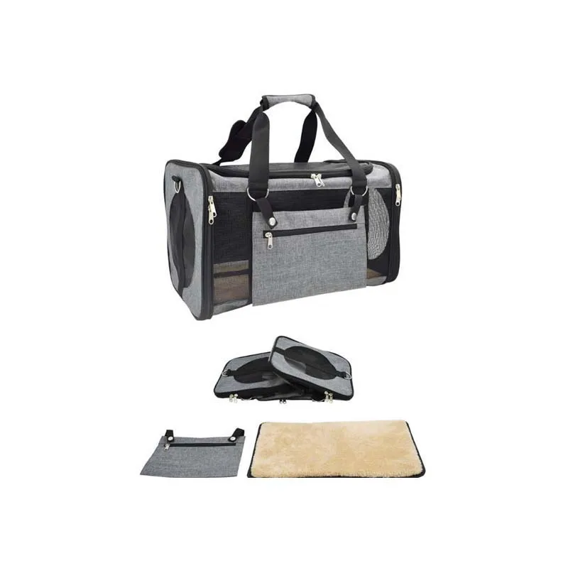 Складной дышащий уличный Рюкзак переноска для собак вместительные дорожные