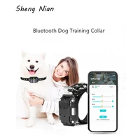100m app bluetooth electric dog training collar waterproof rechargeable shock vibration sound pet remote control for all dogs