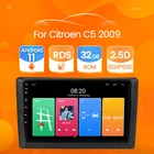 Автомагнитола 2 + 32 Гб ПЗУ Android 11 для Citroen C5 2 2008 - 2017 GPS-навигация стерео Мультимедийный Плеер Carplay 2 DIN без DVD
