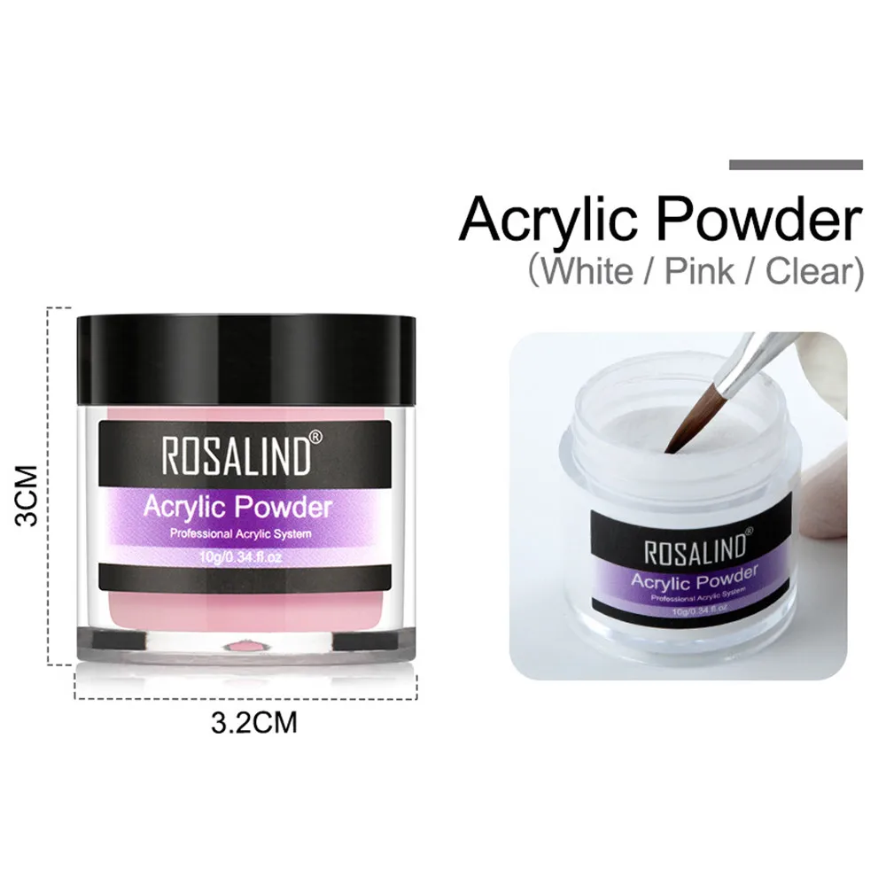 6/7 шт./компл. Горячая жидкая акриловая пудра Набор для наращивания ногтей