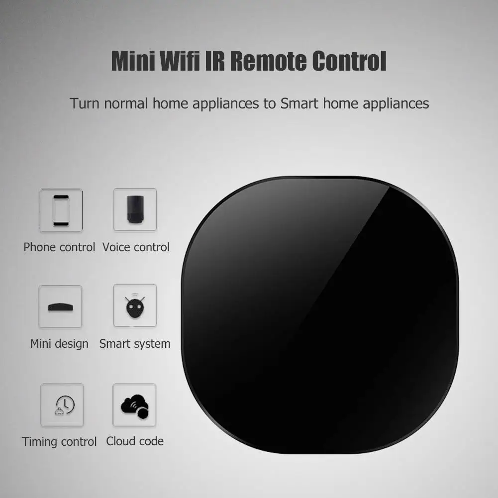 Мини Смарт-переключатель с Wi-Fi беспроводной ИК-пульт дистанционного управления