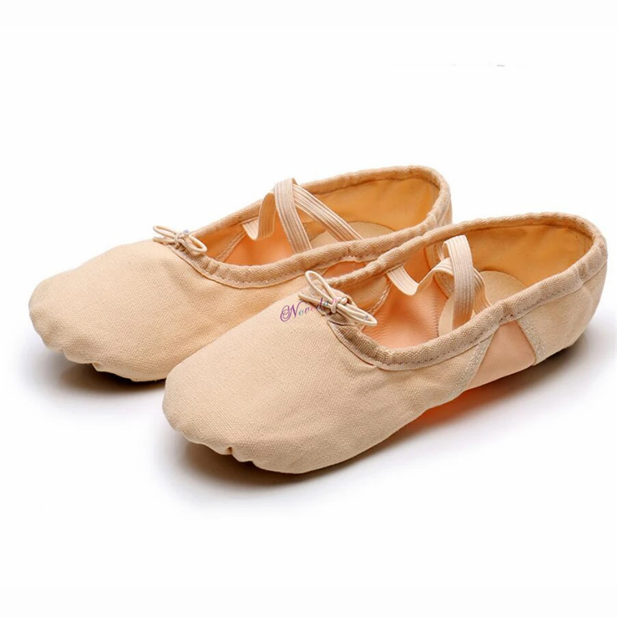 Профессиональные эластичные танцевальные туфли пуанты для девочек женщин детей