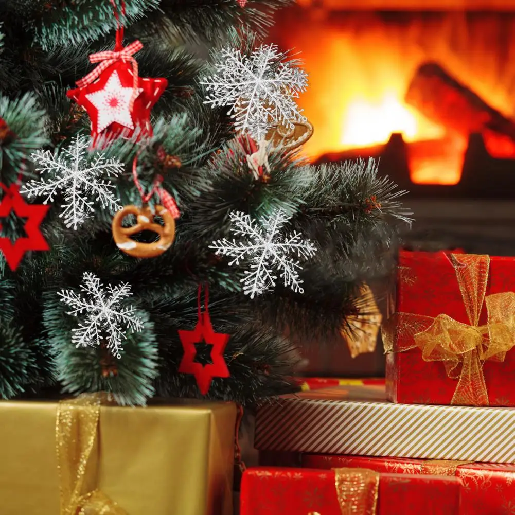 Красивая подвеска в виде снежинки простое использовании Рождественское