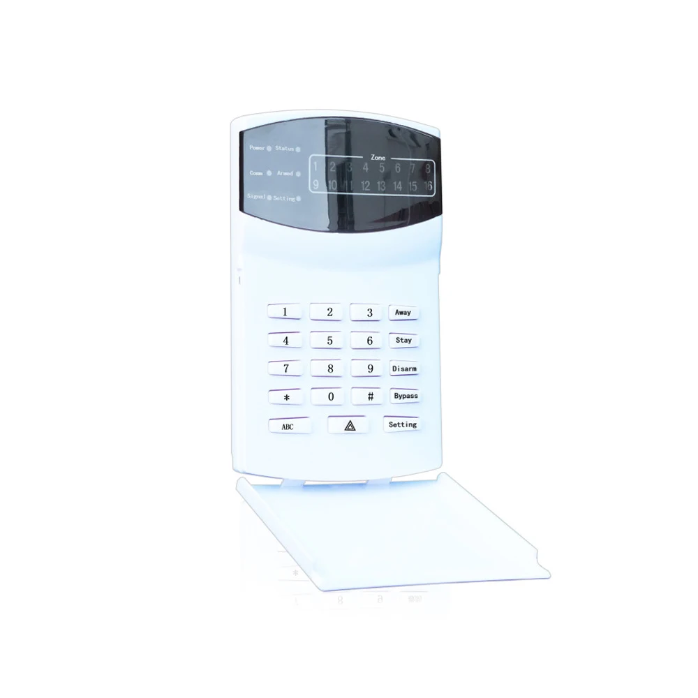 1 комплект) железная коробка промышленность GSM PSTN сигнализация Беспроводная 433 МГц пульт дистанционного управления светодиодный Клавиатура 16 беспроводных и 16 проводных зон