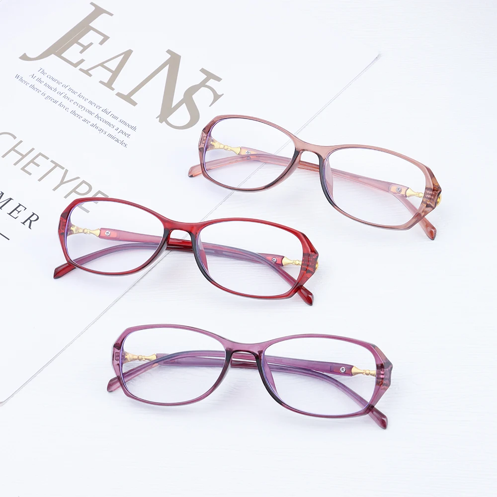 Очки для чтения унисекс ультралегкие TR с защитой от ультрафиолета голубые лучи