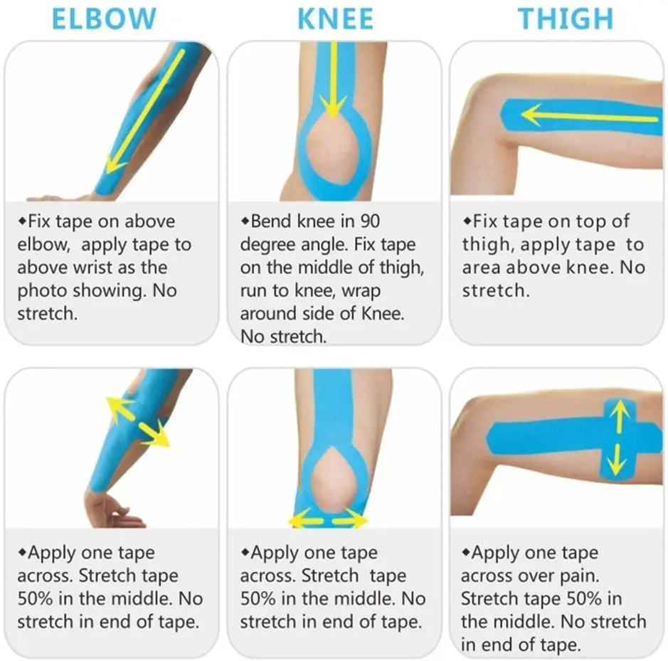 3 шт. камуфляжная Спортивная кинезиологическая лента набор хлопковых