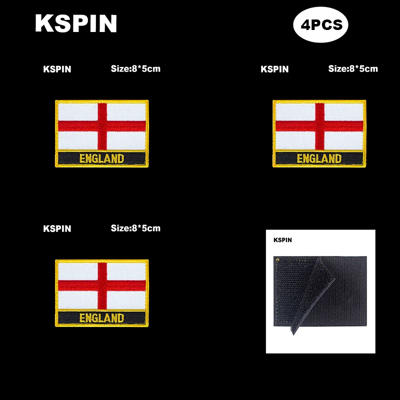 Прямоугольные значки с крючком и петлей в Канаде повязка на руку 3D наклейка