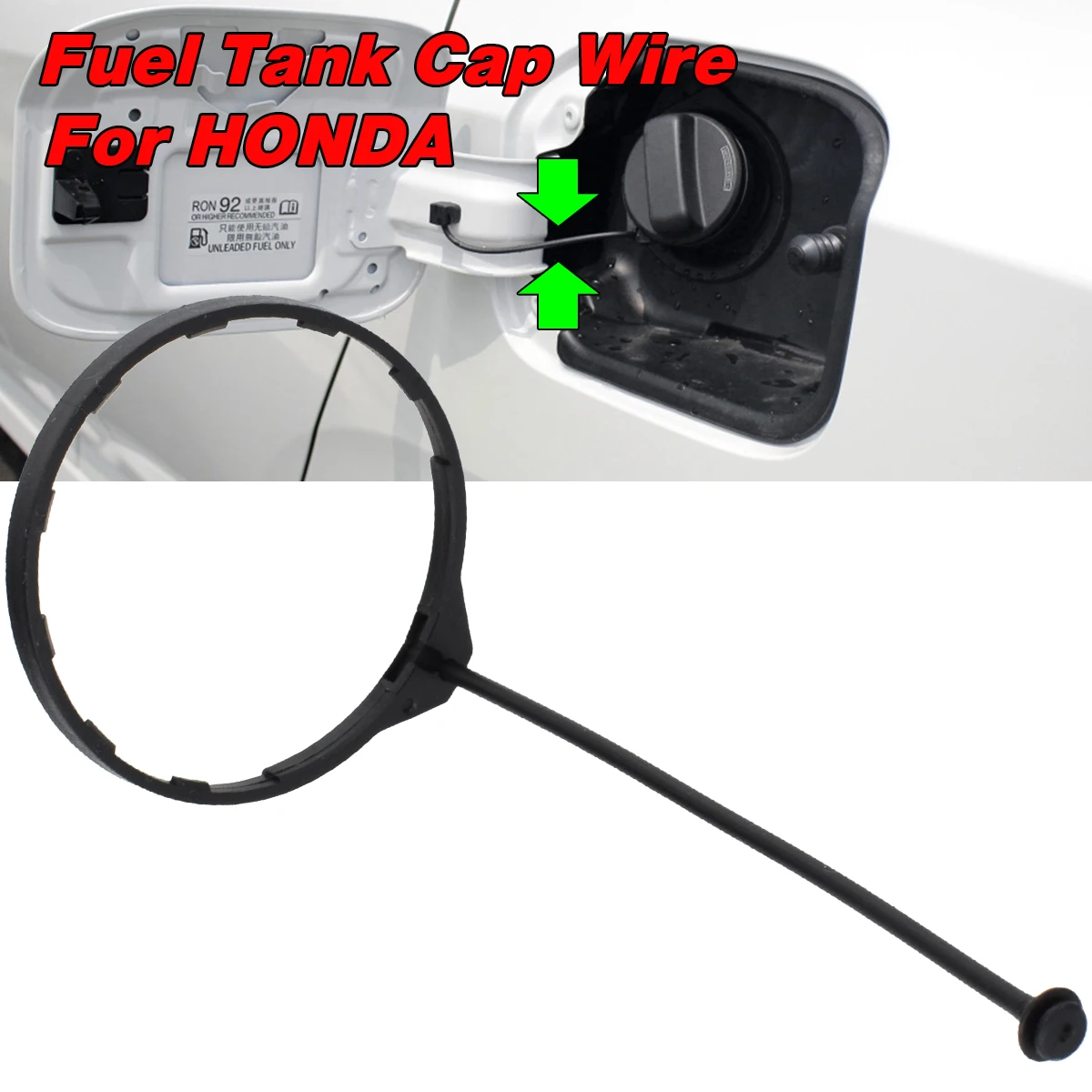 

Car Oil Fuel Filler Cap Tank Cover Line Ring Wire Petrol Diesel For Honda Civic CRV Accord Jazz City Odyssey Insight Fit Acura