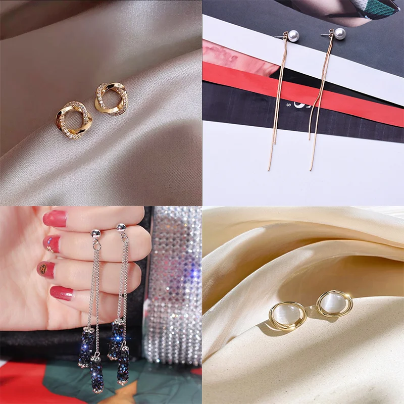 

Vintage Golden butterfly long Tassel earrings women's fashion Korean geometric pendant Earrings Fashion Jewelry 2020 New