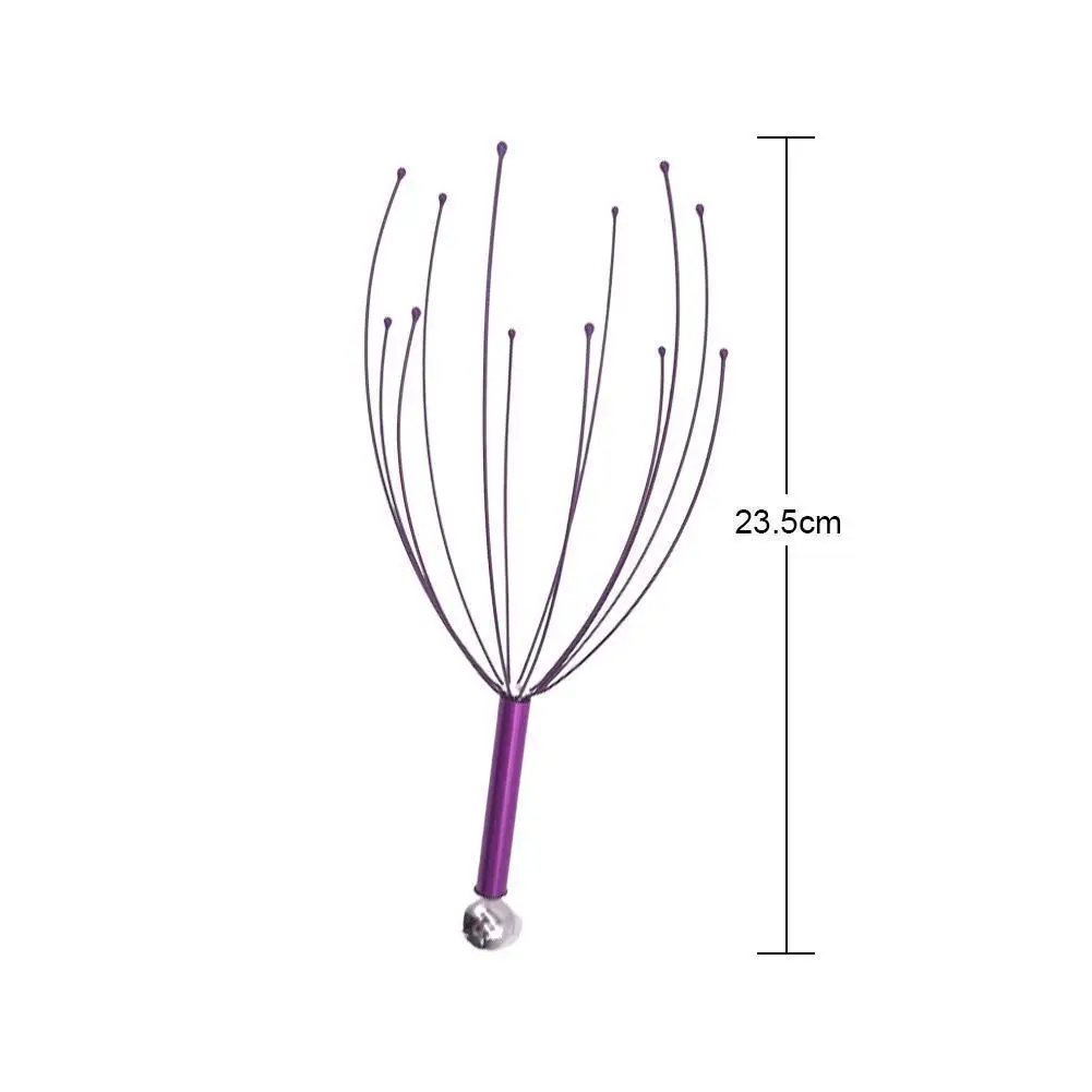 

Head Relax Massager Stimulate Blood Circulate Healing SPA Headache Relief Anti-stress Relax Neck Pain Octopus Claw Scalp Ma H1Z7