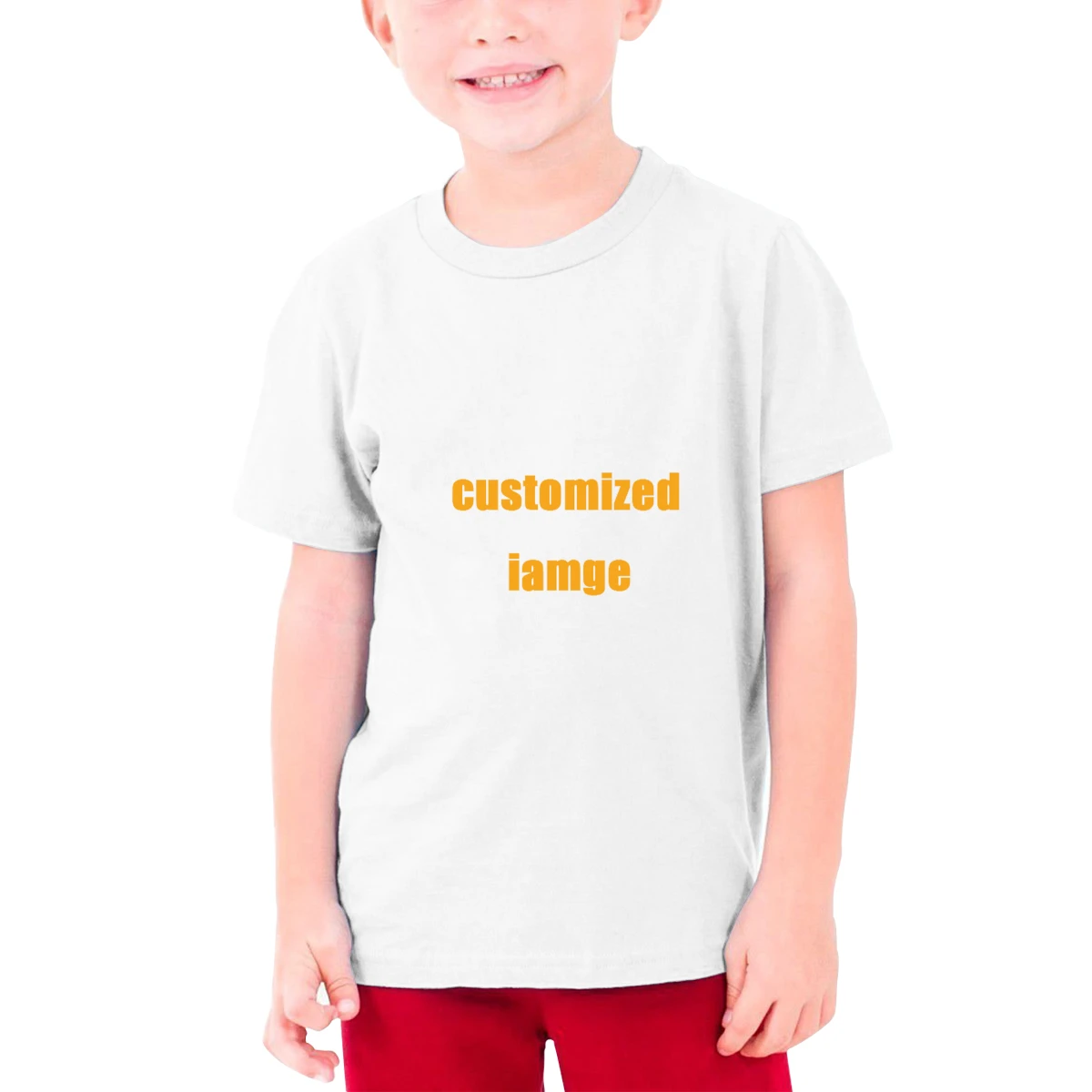 Футболка с коротким рукавом для мальчиков и девочек на заказ|Мужские футболки| |