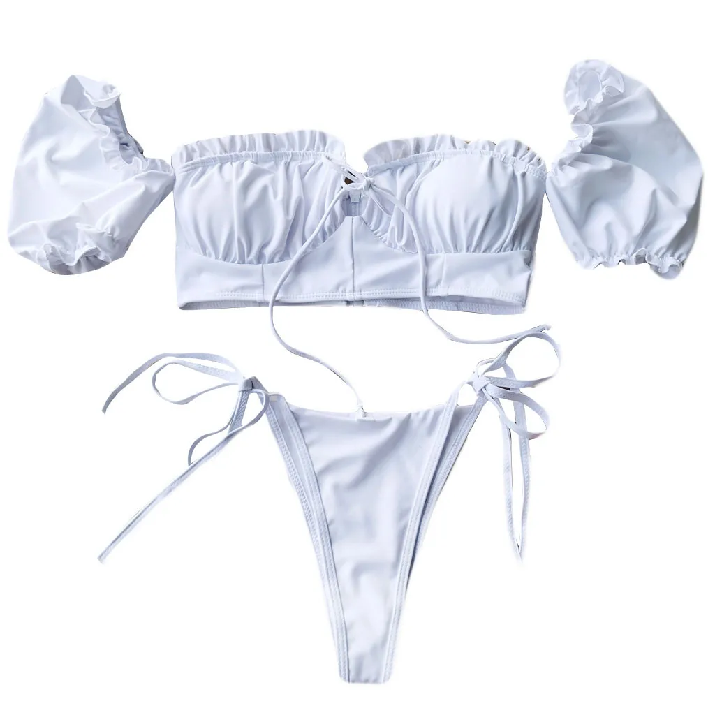 

2020 New Swimming Suit For Women Sexy Womens Swimwear Exotic Micro One Piece Bikini G-string Thong Slingshot Swimsuit #20