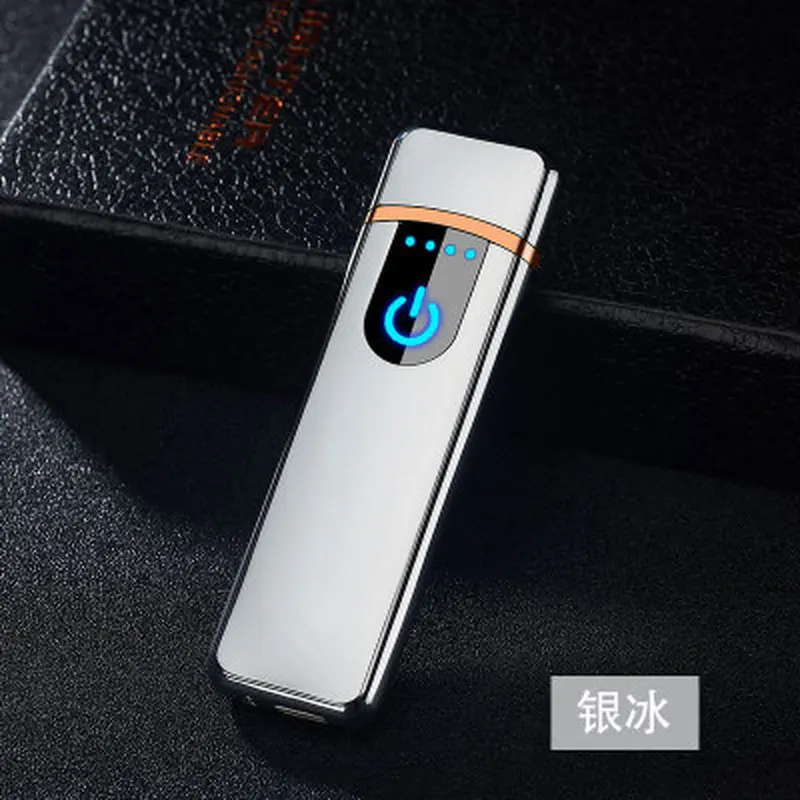 So Cool usb зарядка Зажигалка сенсорный экран электронные зажигалки для сигарет маленькая перезаряжаемая электрическая зажигалка ветрозащитный подарок для мужчин