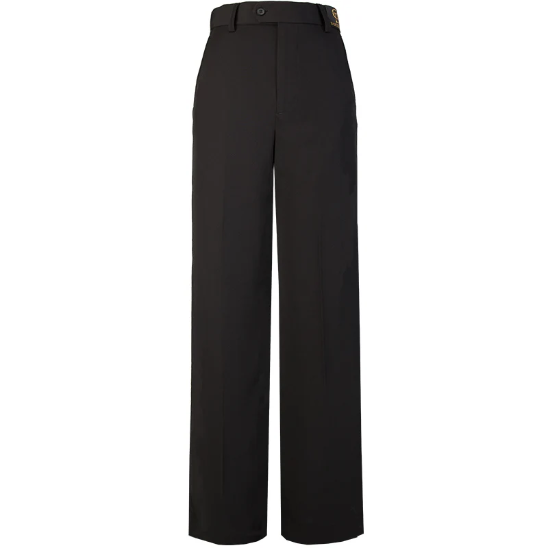 

New Latin Dance Ballroom Pants Men/Women Modern Dance Wear Trousers Straight High Waist Dance Pants Competition Costume BL2729