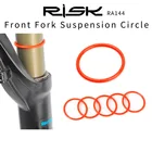 Риск 5 шт горный велосипед подвесная Вилка передней оси ход кольцо вилка для горного велосипеда красный уплотнительное кольцо 323435 мм пыленепроницаемый маслостойкий