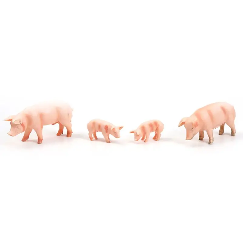 

Simulation Parent-child Family Animal Model Toys Set Realistic Dog Duck Children Educational Prop Scene Decoration
