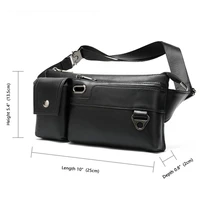 100 sheep leather belt bag womens waist bag small fanny pack for women multi function waist pack leather money belt bags