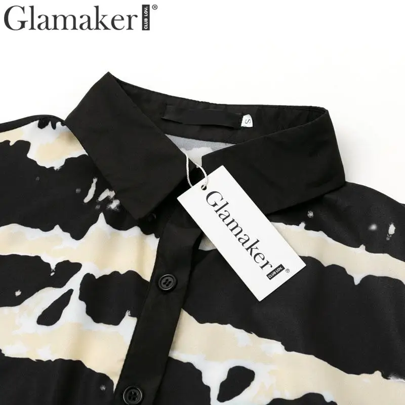 Glamaker асимметричное Полосатое длинное платье с принтом женский пояс, неподшитый край, длинный рукав, элегантное платье осень-зима, вечерние, сексуальные платья