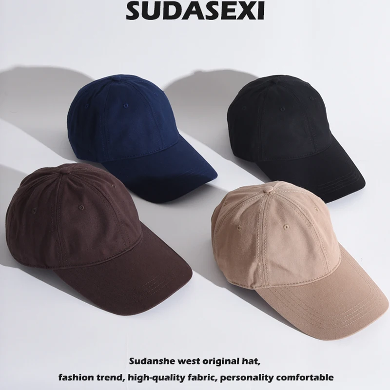 Бейсболка большого размера XXL из 100% хлопка простая бейсболка с регулируемой