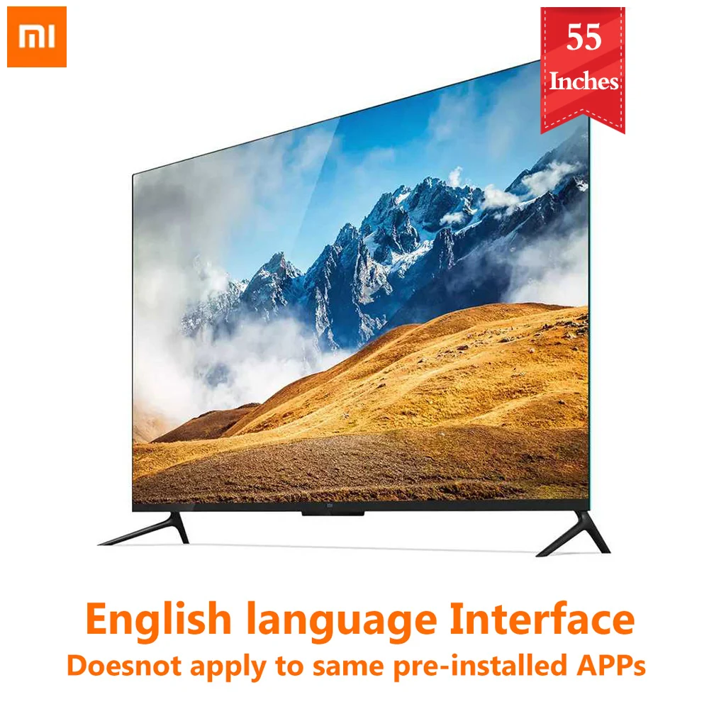 Смарт телевизор Xiaomi TV 4 55 дюймов 4K ультратонкий с настенным креплением и