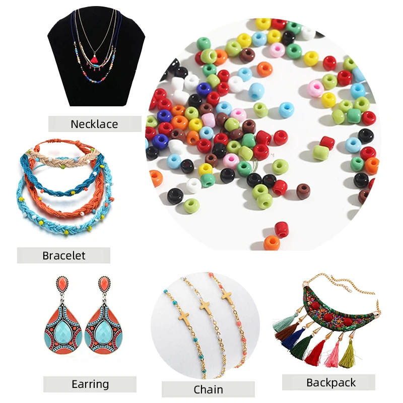 Бусины из чешского стекла 24 цвета очаровательные маленькие искусственные бусины