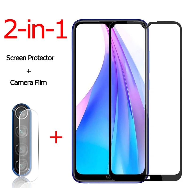 2-in-1 Camera Glass 3-в-1 камера стекло защитное+Airbag case Redmi Note 8 T защитное стекло на Redmi Note 8Pro Xiaomi-Note8 Redmi 8T glass чехол редми нот 8т бампер чехол на редми 8 т ксиоми редми нот 8 про чехлы сяоми редми ноут 8 стекло - Цвет: 2-in-1 Camera Glass