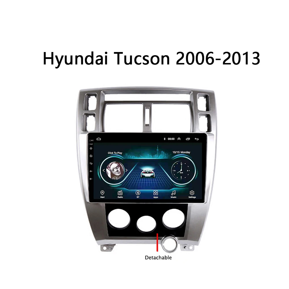 Автомобильный мультимедийный плеер для hyundai Tucson 2006 2013 Android 8 1 видео аудио стерео HD