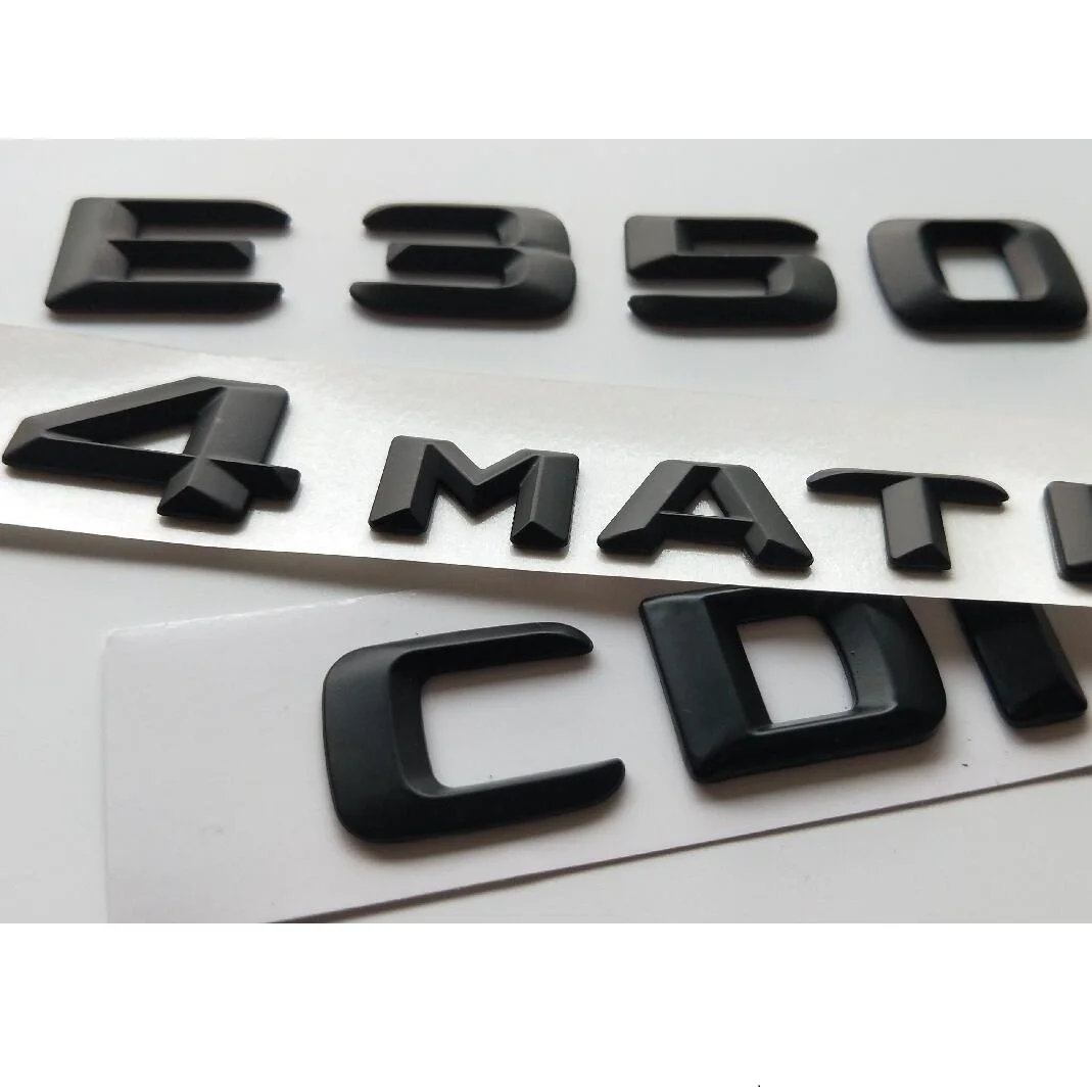 3D матовые черные буквы багажника эмблемы значки наклейки для Mercedes Benz GLA200 GLA220 GLA250