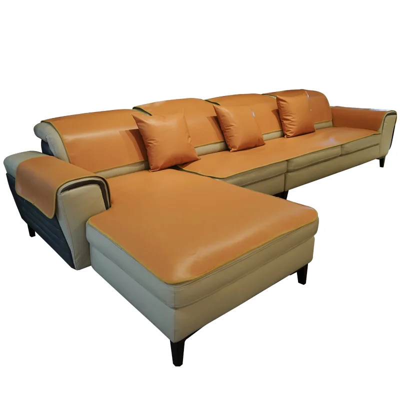 Высококачественная Кожаная подушка для дивана всесезонный Универсальный