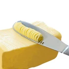 Vacclo 3 в 1 многофункциональная сыра, Ножи овощерезка с зубчатая кромка дома крем для выпечки Ножи фрукты десертное варенье Ножи