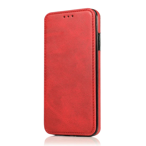 S10 S10+ Магнитный Премиальный кожаный чехол-книжка чехол для samsung Galaxy S10e с держателем для карт Стенд чехлы для телефонов - Цвет: Rose Gold