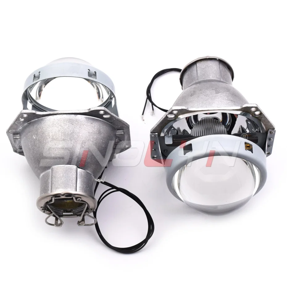 

Sinolyn 3 дюйма H7 светодиодный D2S D2H Bi Xenon Projector, линзы для фар для Hella 3R G5 светодиодный HID, галогеновые автомобильные фонари DIY линзы для фар линзы h7 биксеноновые линзы линзы фары ближнего и дальнего