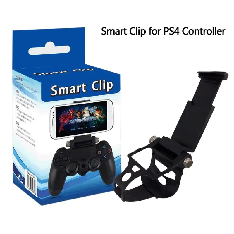 

ZL Mobile Cell Phone Stand For PS4 Controller Mount Hand Grip For PlayStation 4 Gamepad For Samsung S9 S8 Clip Holder