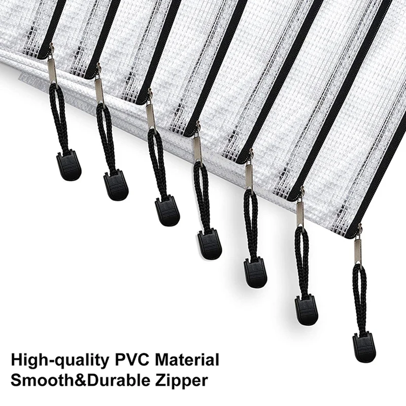 

38Pcs Mesh Zipper Pouch, A4 Size Plastic File Folder Board Game Bags with Zipper for Classroom Office Travel Storage