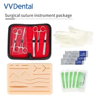 silicone artificial human skin oral teeth gum suture training kit common types dental wounds dentist practice and training