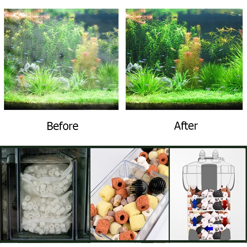 Различные аквариумные фильтры с активированным углем био шариковые бесплатным