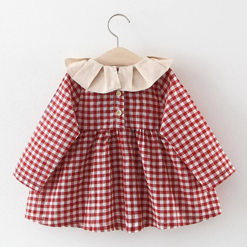 2020 хлопковая красная одежда принцессы для новорожденных девочек красное