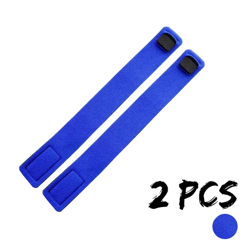 2pcs-Blue Эластичный Бандаж для рыболовной удочки, аксессуары, многоразовая удочка для ловли карпа, направляющее кольцо, держатель, ремень, подтяжки - Цвет: 2pcs-Blue