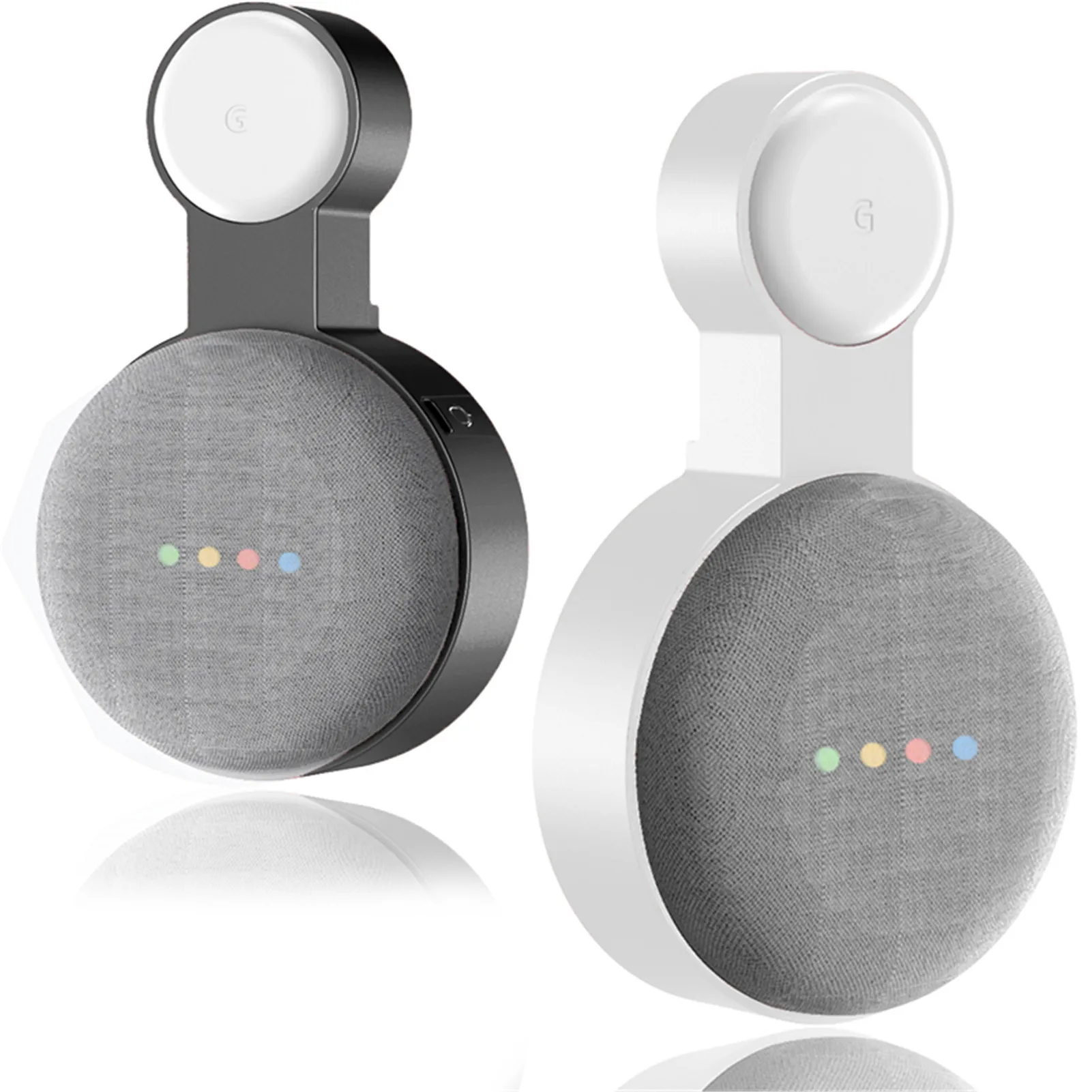 

Outlet Wall Mount Holder for Google Nest Mini (2nd Gen) Cord Management for Nest Mini Smart Speaker Accessory