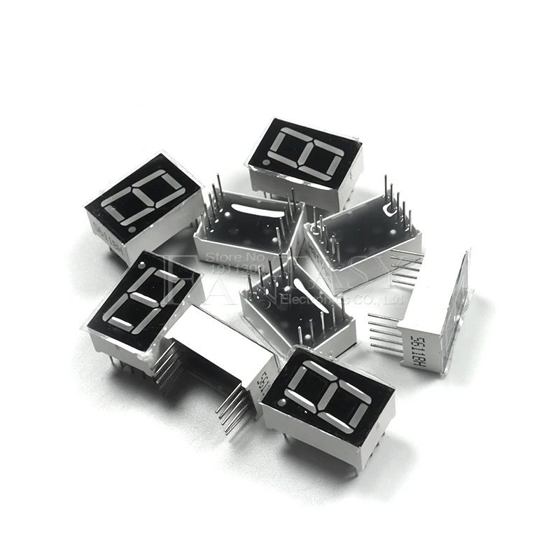 5 шт 7 сегментов 0 56 в общем катоде 1 бит цифровой трубки &quotдюйма 0.56in. Красный