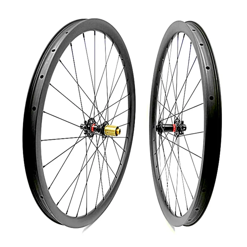 Бесплатная доставка 29er 35x25 мм MTB колеса карбоновые mtb дисковые бескамерные горный