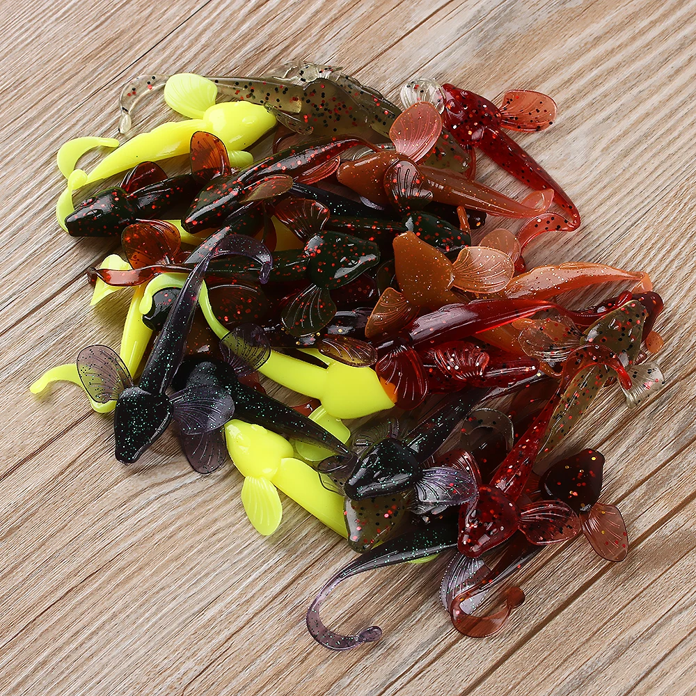 Искусственная силиконовая Мягкая приманка для рыбалки в виде личинок 8 см 4 6 г