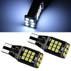 Светодиодные лампы T15 s W16W 4014 45smd Canbus OBC без ошибок, светодиодный всветильник, автомобильная лампа заднего хода, ксеноновая белая сигнальная лампа 12 В постоянного тока