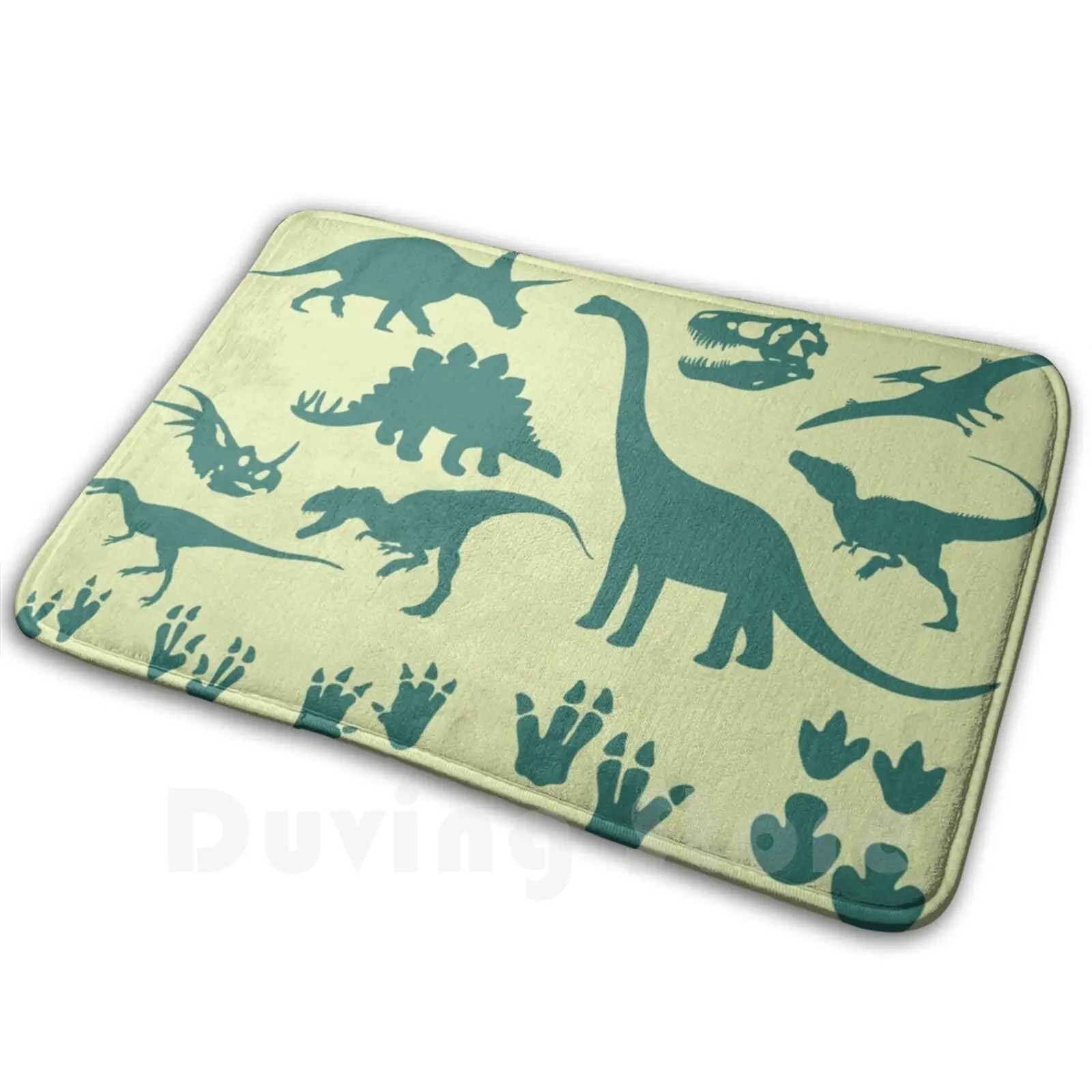 

Dinosaur Icons Carpet Mat Rug Cushion Soft Non-Slip Dinosaur Dino Cute Dinosaurs Funny T Rex Dinos Animal Raptor Animals