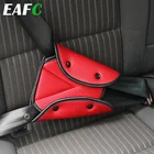 Универсальный автомобильный безопасный Чехол для ремня безопасности, мягкий Регулируемый треугольник, защитный ремень для ремня безопасности, зажимы для защиты ребенка, детские пояса