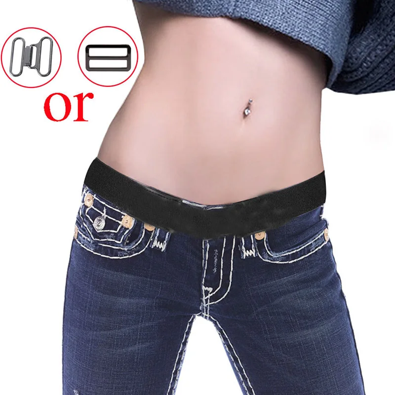 

Invisible Belt Buckle-Free Invisible Belt Jeans Simple Wild Men And Easy To Wear Protect Women Lazy For Jeans The Waist Tools