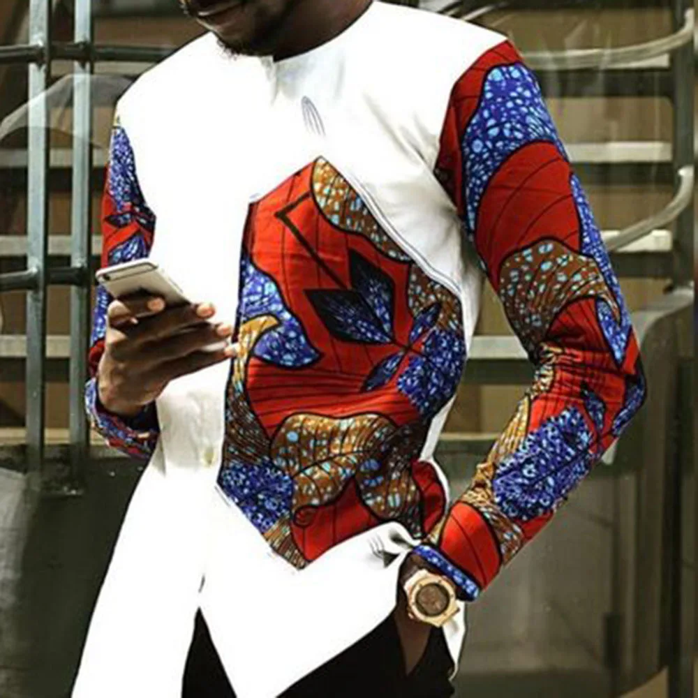 

dress shirts mens africa clothing hip hop robe africaine fashion african dresses clothes fitness dashiki 2021