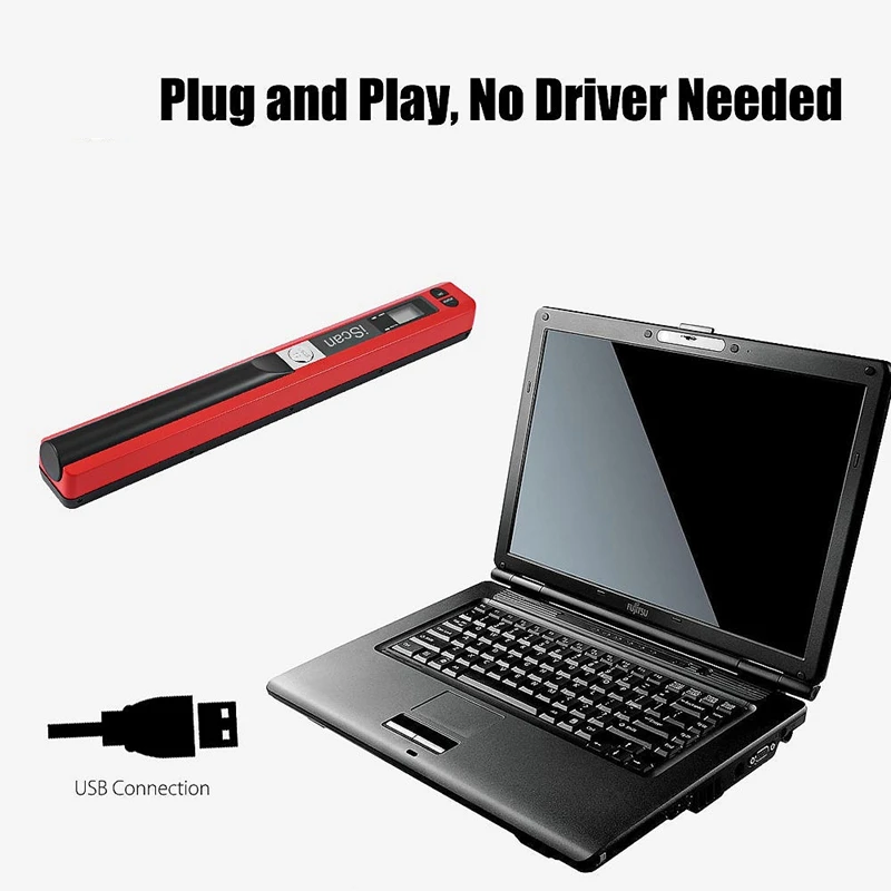 Портативный мобильный портативный сканер документов 900 точек/дюйм Usb 2 0