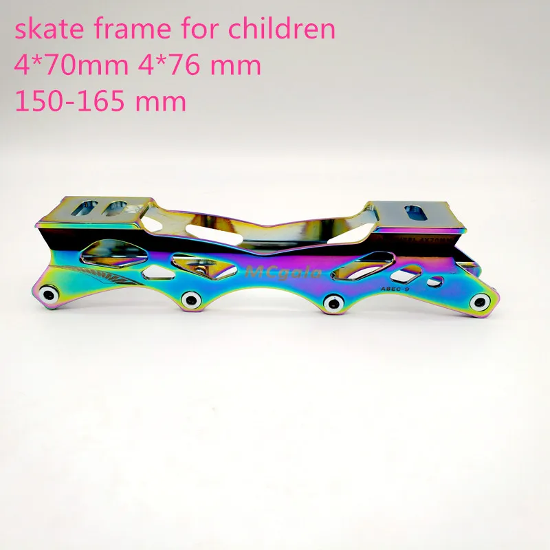 Free shipping roller frame skate frame for children 4x70 4x76 mm 150-165 mm